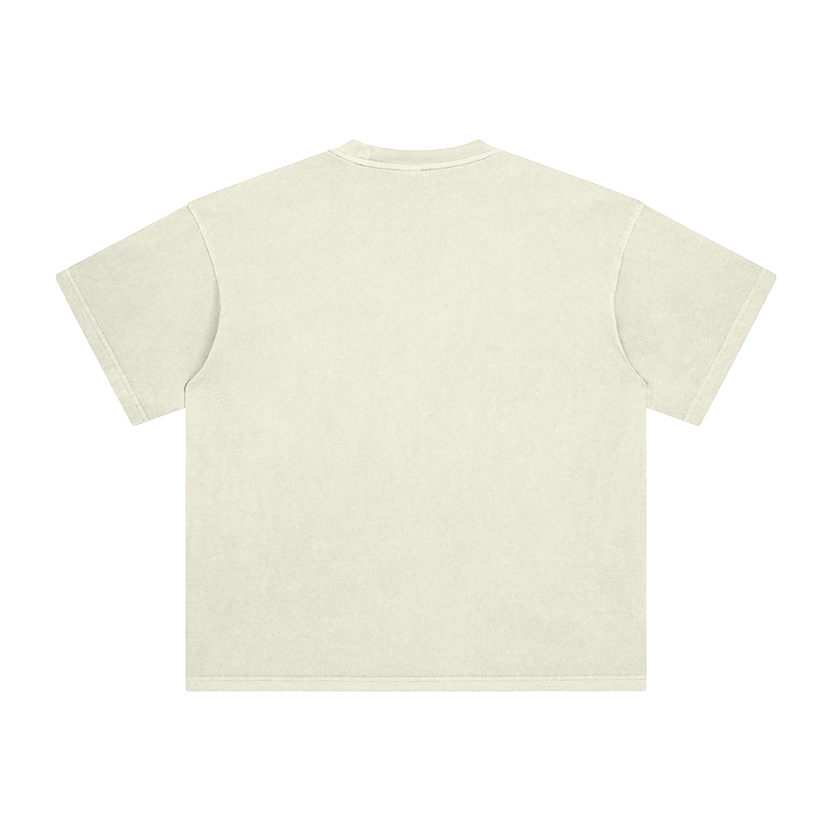 Unisex Enzyme Washed T-Shirt in apricot, alternate angle