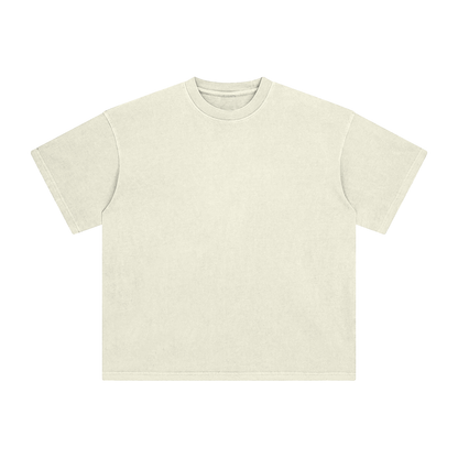 Unisex Enzyme Washed T-Shirt in apricot