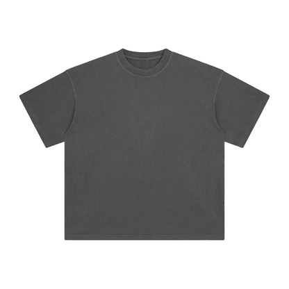 Unisex Enzyme Washed T-Shirt in dark gray
