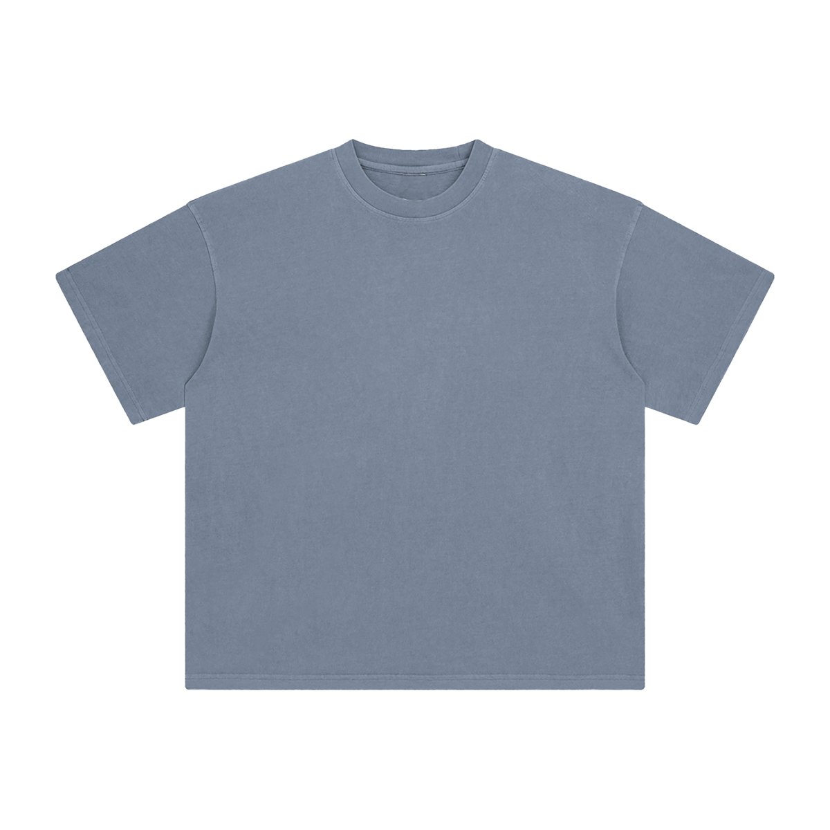 Unisex Enzyme Washed T-Shirt in gray blue