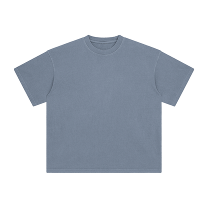 Unisex Enzyme Washed T-Shirt in gray blue