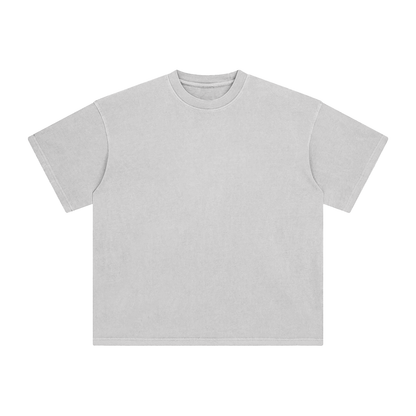 Unisex Enzyme Washed T-Shirt in medium ash