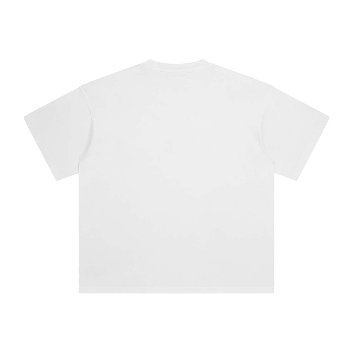 Unisex Enzyme Washed T-Shirt in white, alternate angle