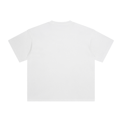 Unisex Enzyme Washed T-Shirt in white, alternate angle