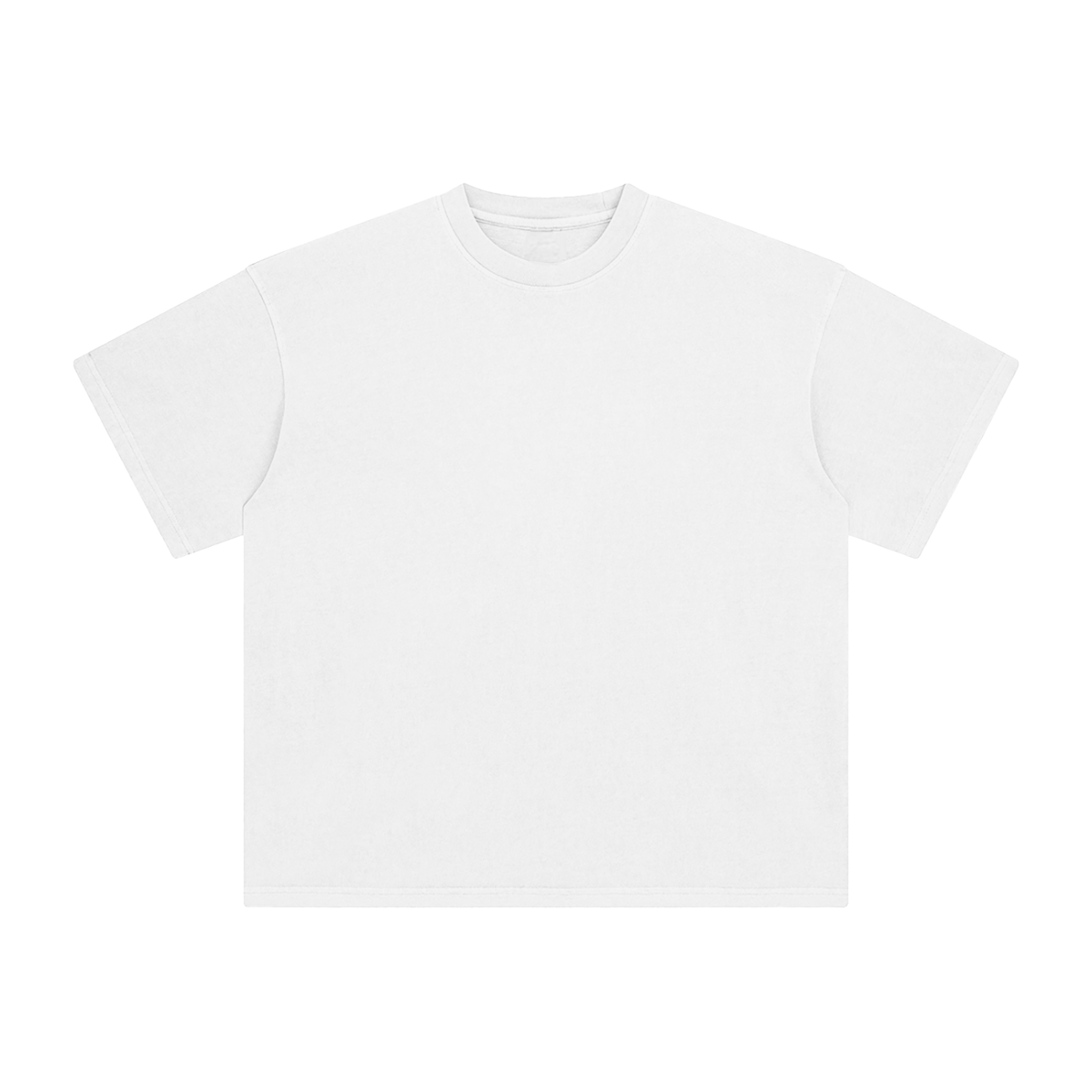 Unisex Enzyme Washed T-Shirt in white