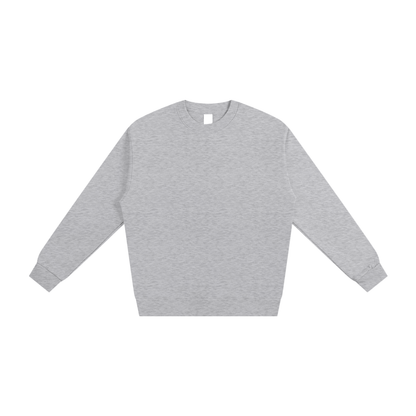 Unisex Essential Crewneck Sweatshirt in flower gray