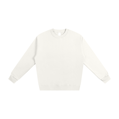 Unisex Essential Crewneck Sweatshirt in white