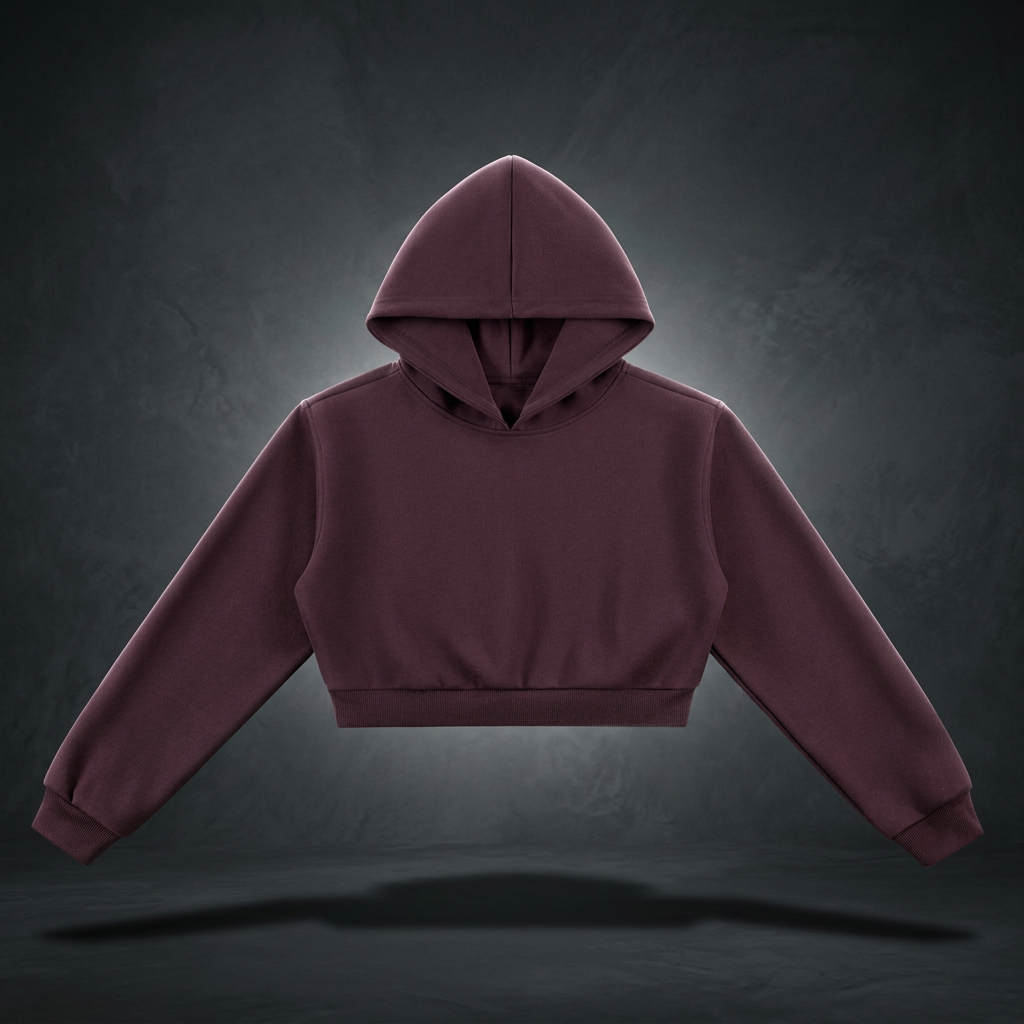 Unisex Essential Cropped Hoodie