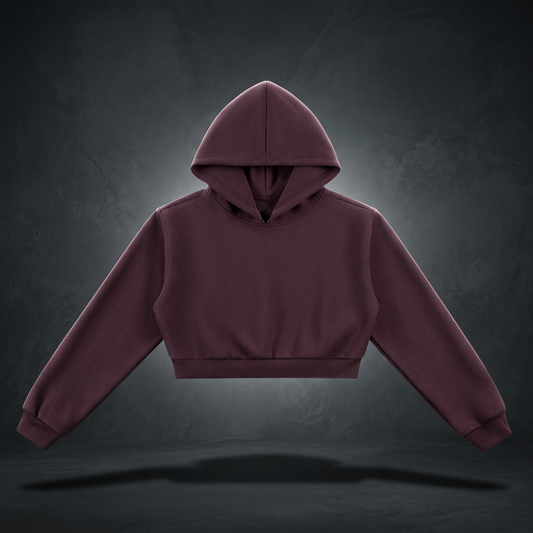 Unisex Essential Cropped Hoodie