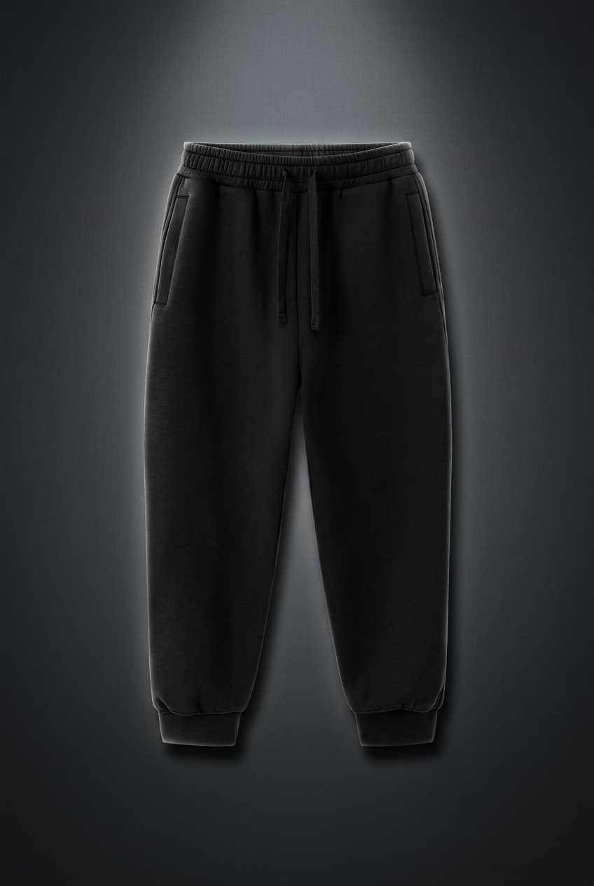 Unisex Essential Drawstring Jogged Sweatpants