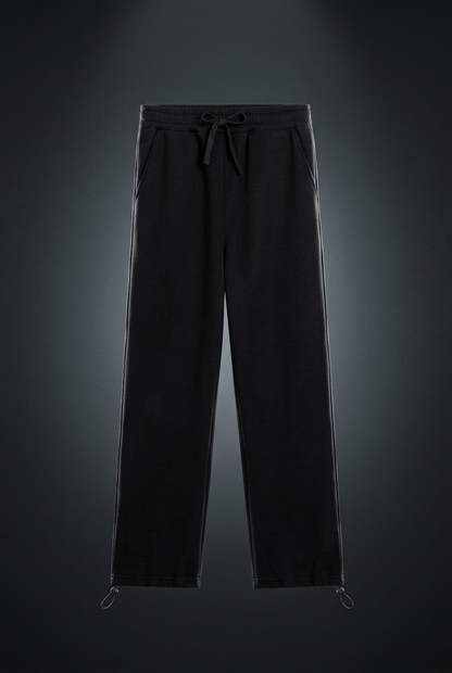 Unisex Essential Drawstring Straight-Leg Sweatpants