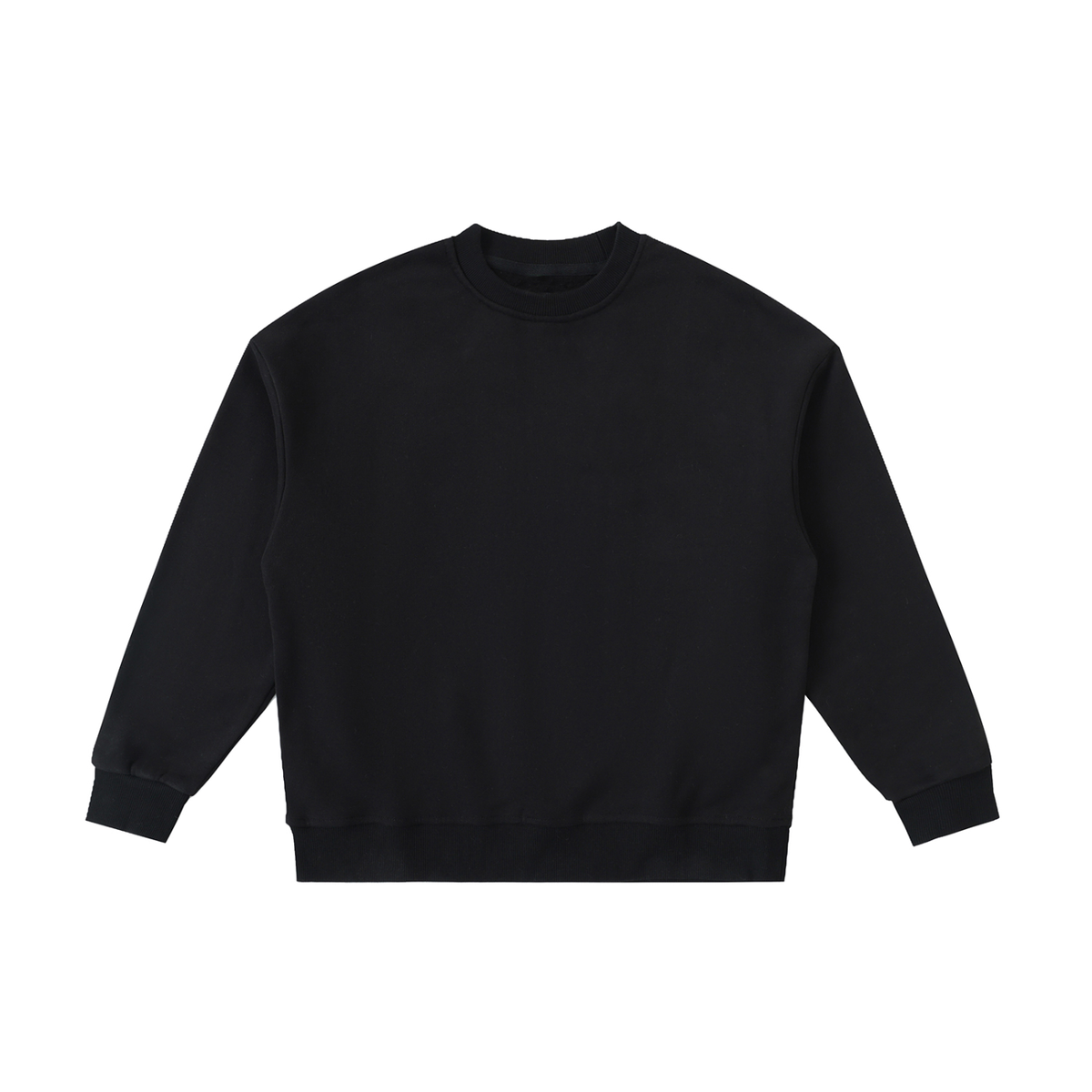 Unisex Essential Fleece Kids' Crewneck Sweatshirt in black