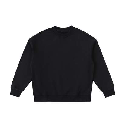 Unisex Essential Fleece Kids' Crewneck Sweatshirt in black