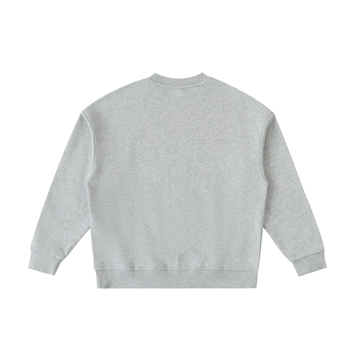 Unisex Essential Fleece Kids' Crewneck Sweatshirt in flower gray, alternate angle