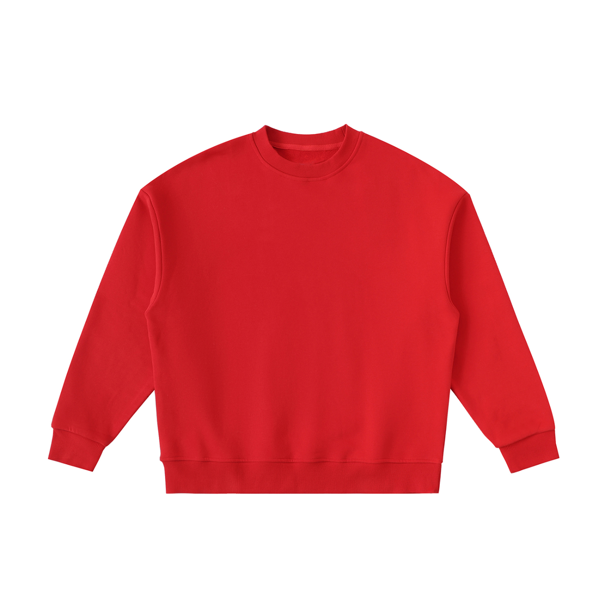 Unisex Essential Fleece Kids' Crewneck Sweatshirt in red