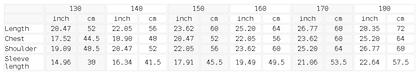 Size chart for the Unisex Essential Fleece Kids' Crewneck Sweatshirt
