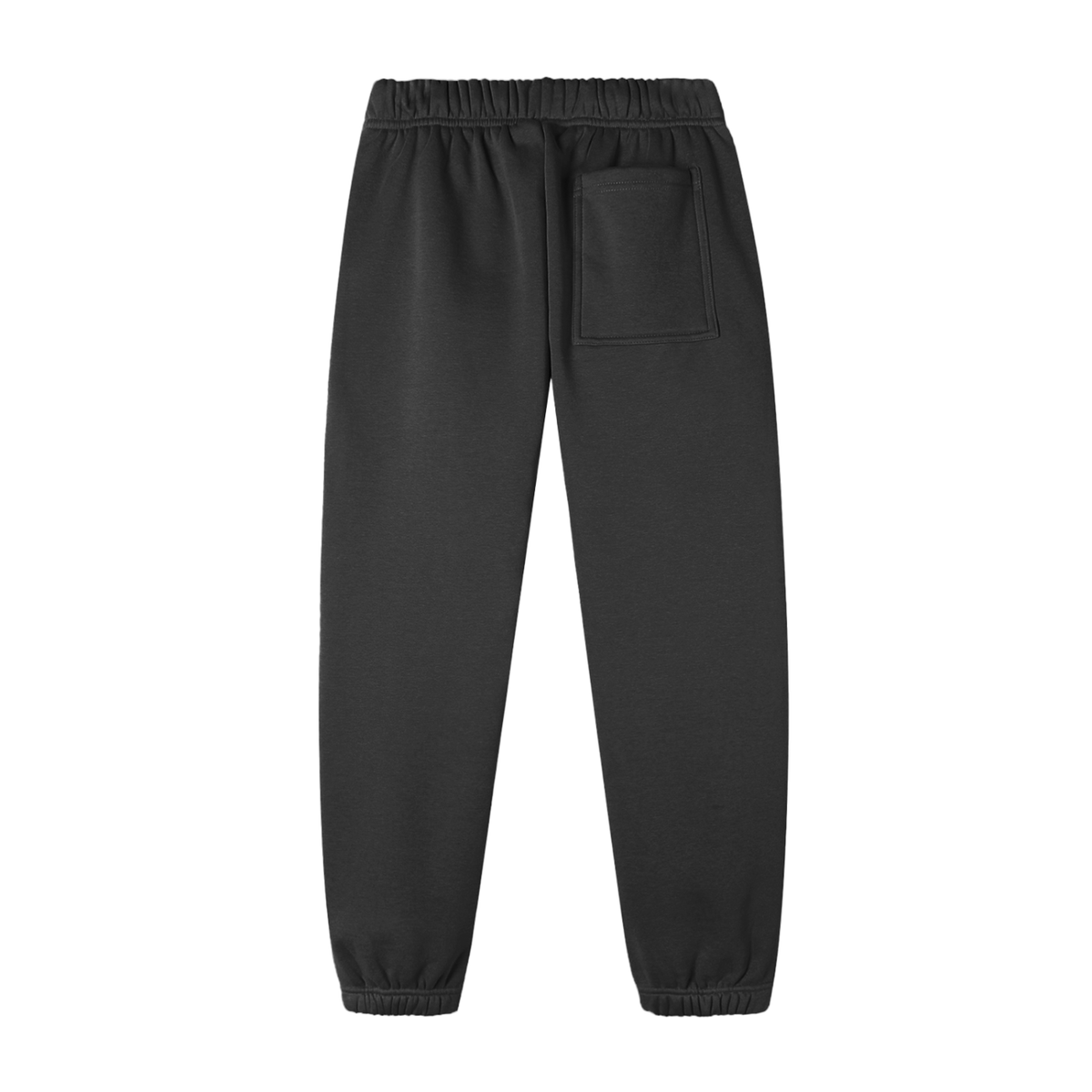 Unisex Essential Fleece Sweatpants in black, alternate angle