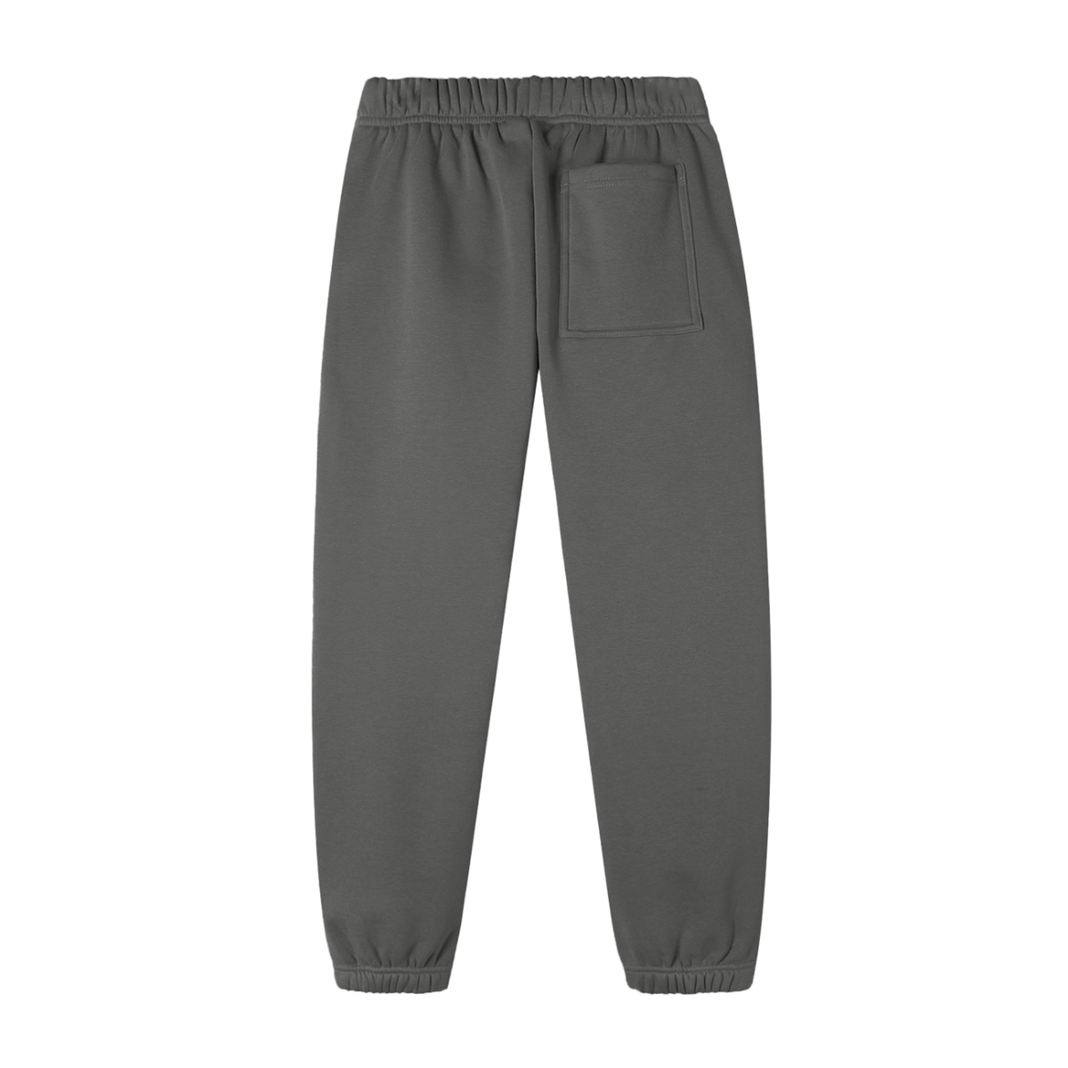 Unisex Essential Fleece Sweatpants in cement gray, alternate angle