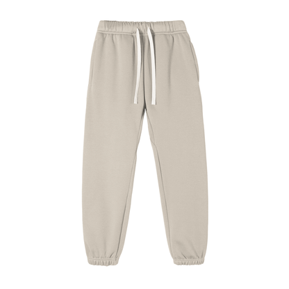 Unisex Essential Fleece Sweatpants in oat gray