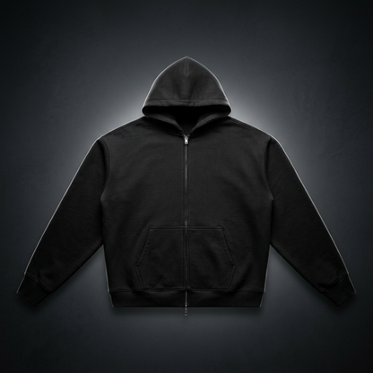 Unisex Essential Fleece Zip-Through Hoodie