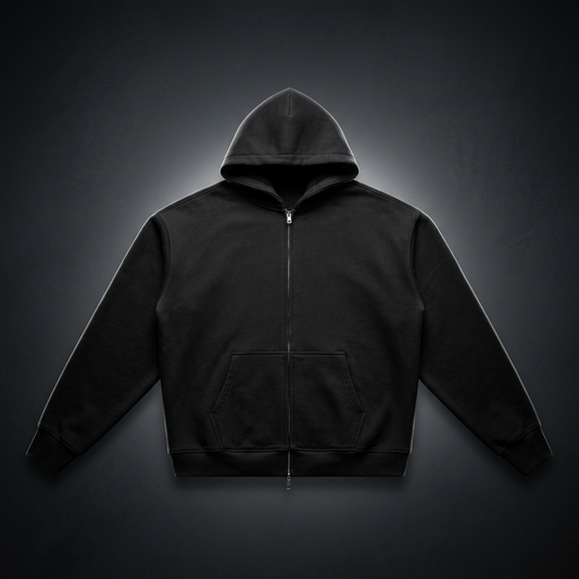 Unisex Essential Fleece Zip-Through Hoodie