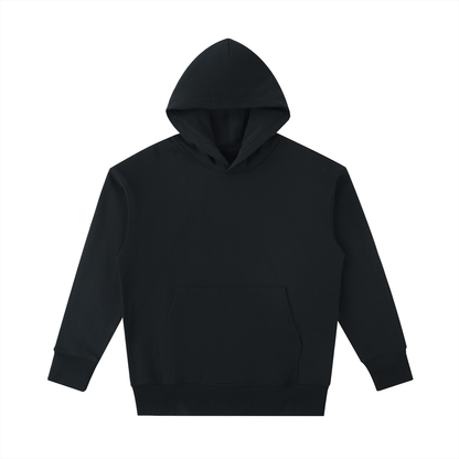 Unisex Essential Heavyweight Cotton Hoodie in black