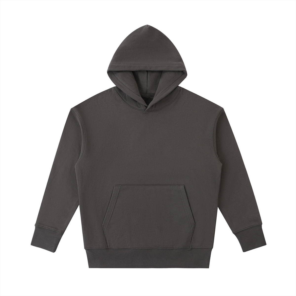 Unisex Essential Heavyweight Cotton Hoodie in dark gray