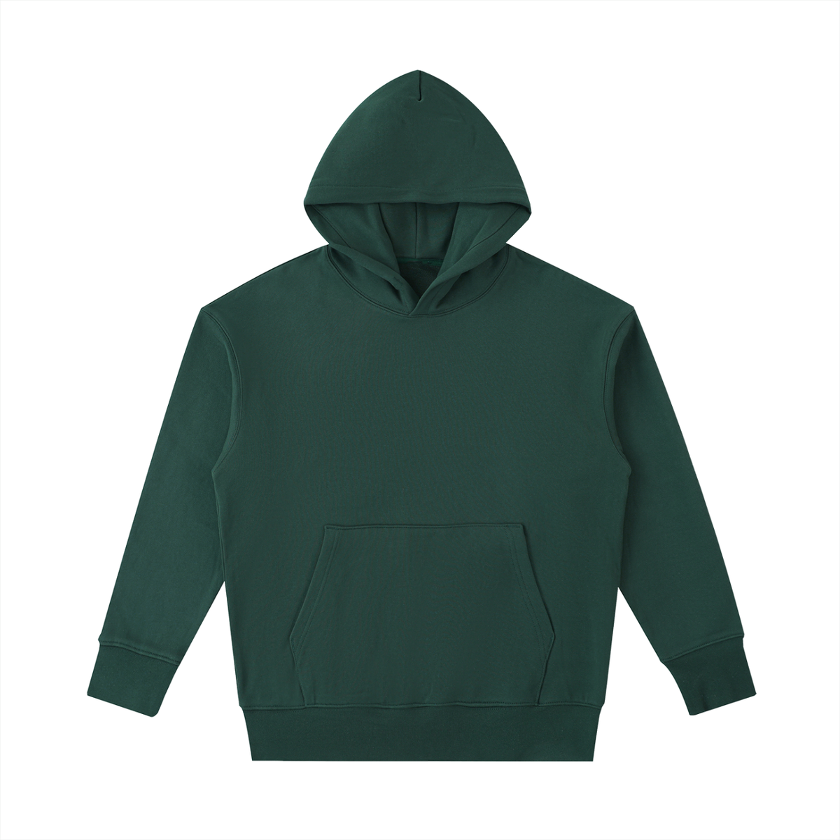 Unisex Essential Heavyweight Cotton Hoodie in retro green