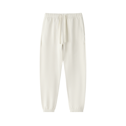 Unisex Essential Heavyweight Cotton Sweatpants in apricot