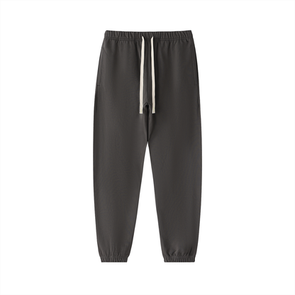 Unisex Essential Heavyweight Cotton Sweatpants in dark gray