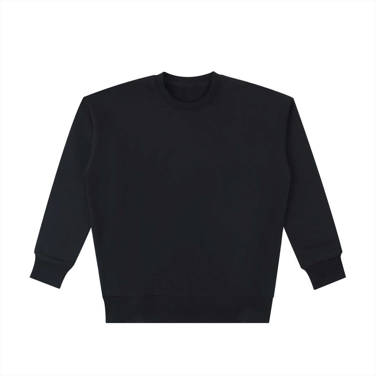 Unisex Essential Heavyweight Cotton Sweatshirt in black