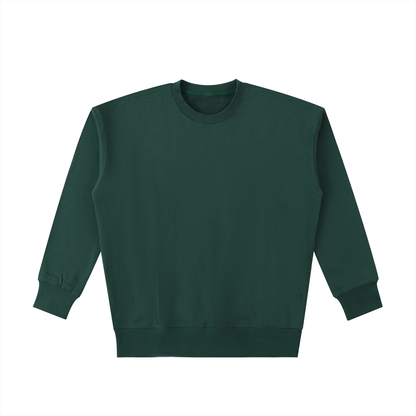 Unisex Essential Heavyweight Cotton Sweatshirt in retro green