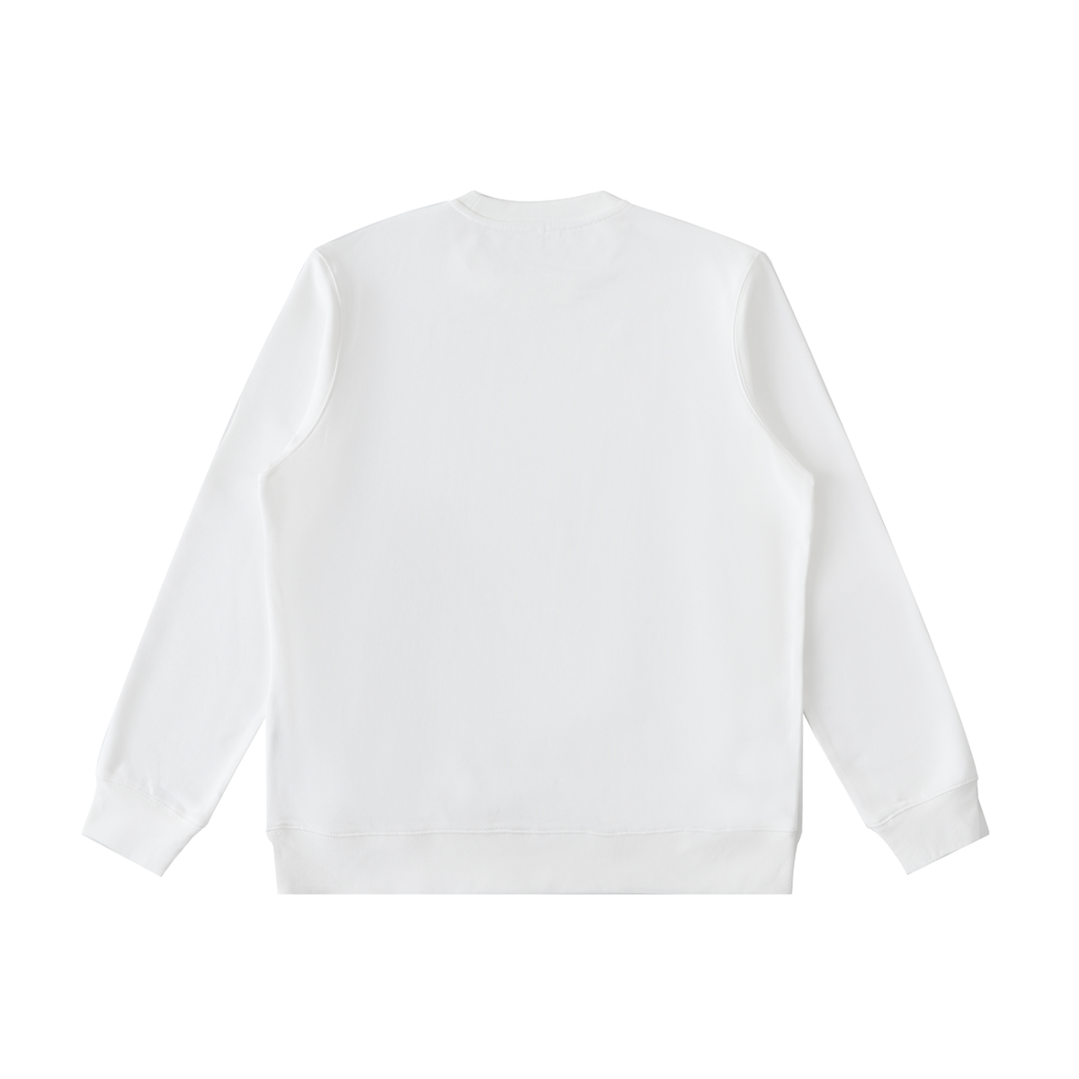 Unisex Essential Heavyweight Crewneck Sweatshirt in beige, alternate angle