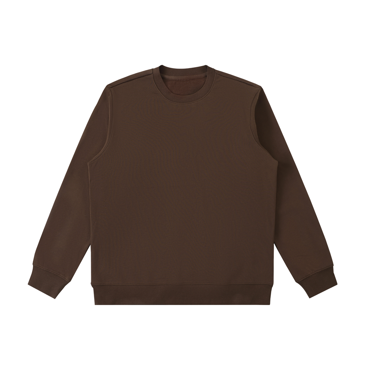 Unisex Essential Heavyweight Crewneck Sweatshirt in coffee