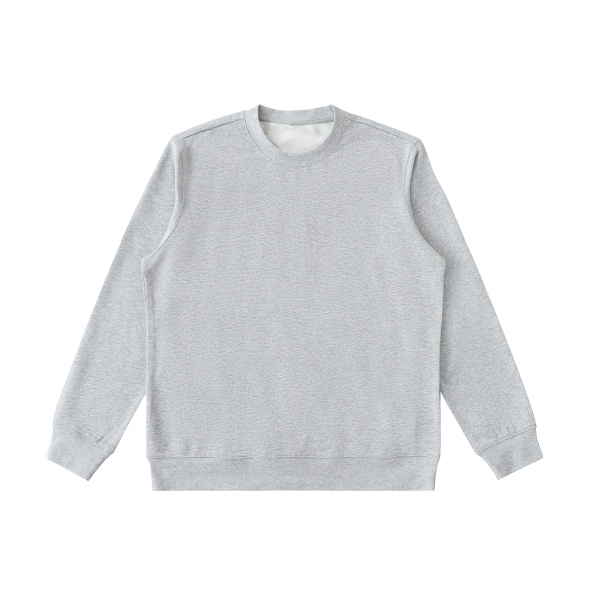 Unisex Essential Heavyweight Crewneck Sweatshirt in flower gray