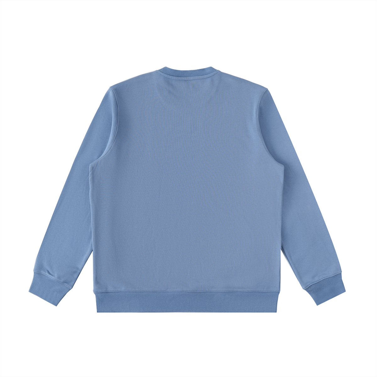 Unisex Essential Heavyweight Crewneck Sweatshirt in haze blue, alternate angle