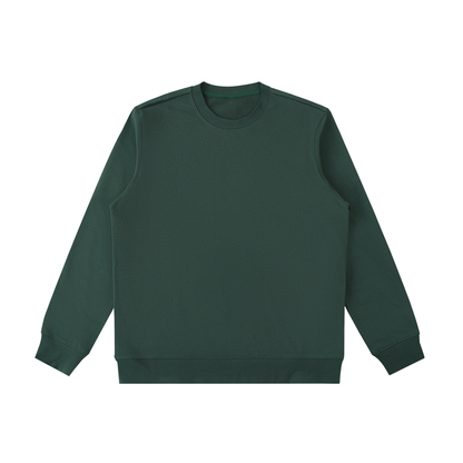 Unisex Essential Heavyweight Crewneck Sweatshirt in retro green