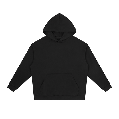 Unisex Essential Heavyweight Drop-Shoulder Hoodie in black