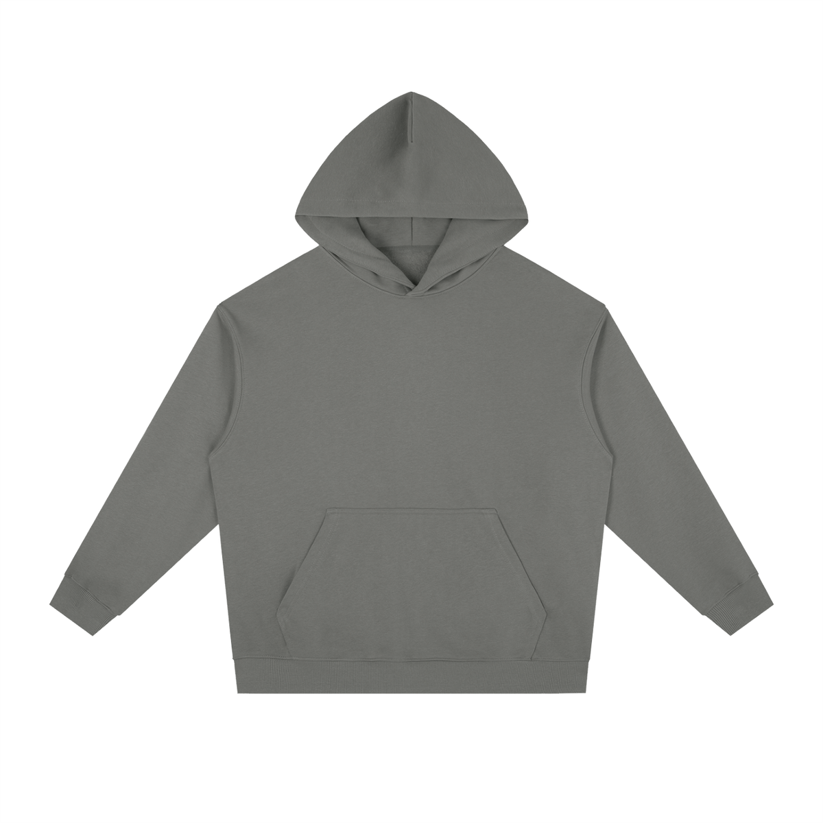 Unisex Essential Heavyweight Drop-Shoulder Hoodie in dark gray
