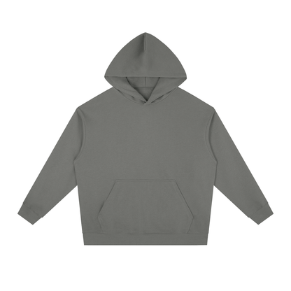 Unisex Essential Heavyweight Drop-Shoulder Hoodie in dark gray