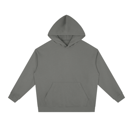 Unisex Essential Heavyweight Drop-Shoulder Hoodie in dark gray
