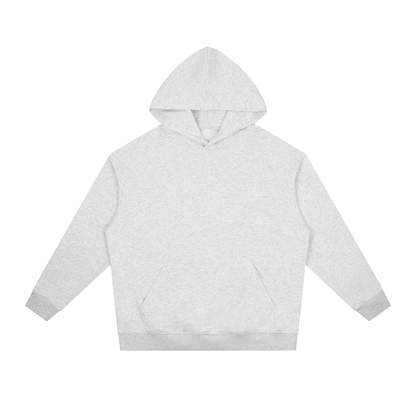 Unisex Essential Heavyweight Drop-Shoulder Hoodie in flower gray