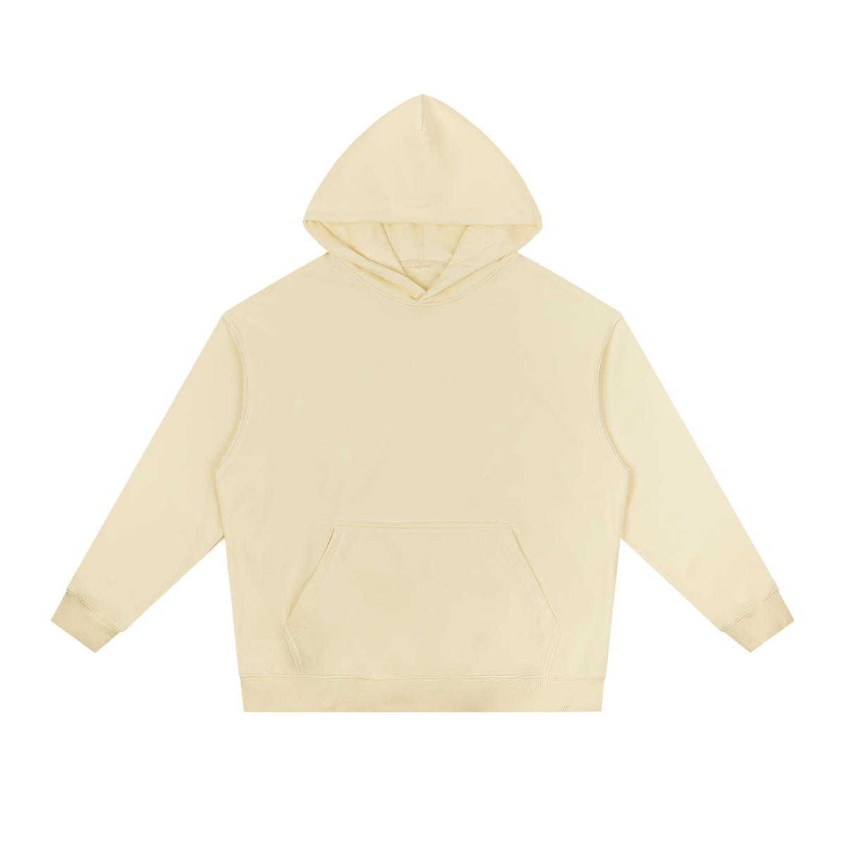 Unisex Essential Heavyweight Drop-Shoulder Hoodie in mild apricot