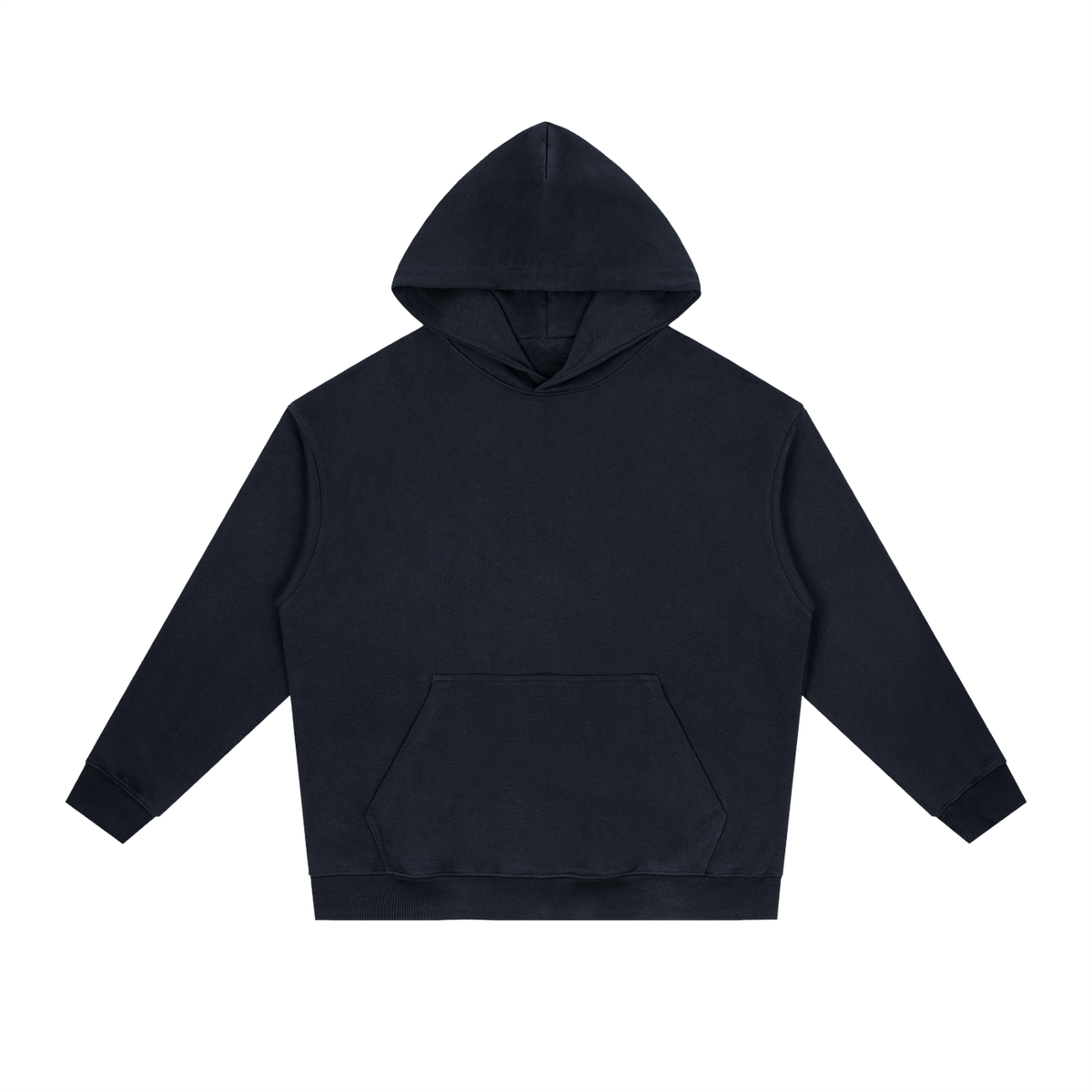 Unisex Essential Heavyweight Drop-Shoulder Hoodie in navy blue
