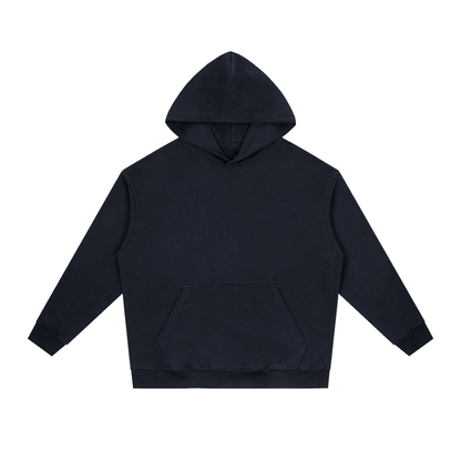 Unisex Essential Heavyweight Drop-Shoulder Hoodie in navy blue