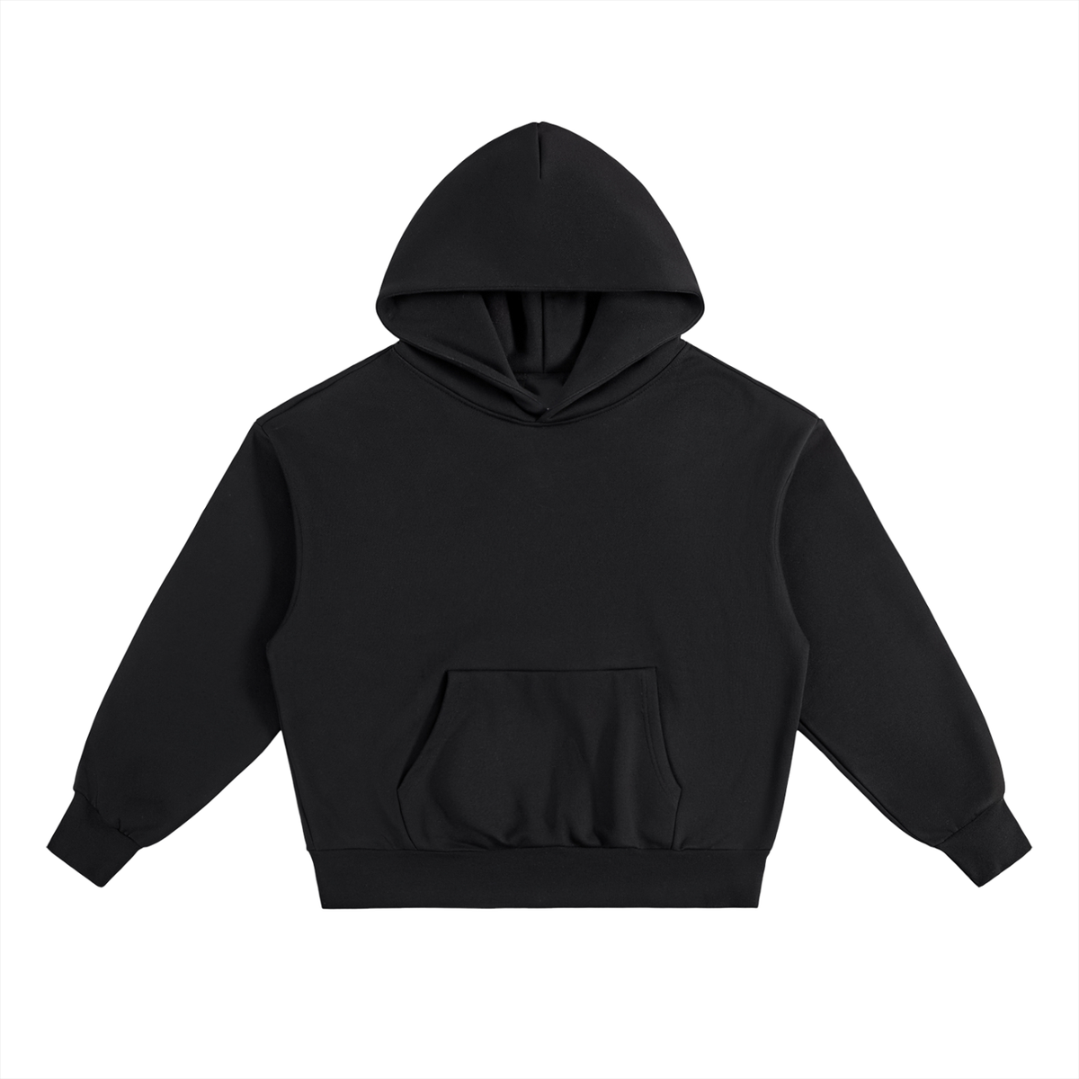 Unisex Essential Heavyweight Fleece Hoodie in black