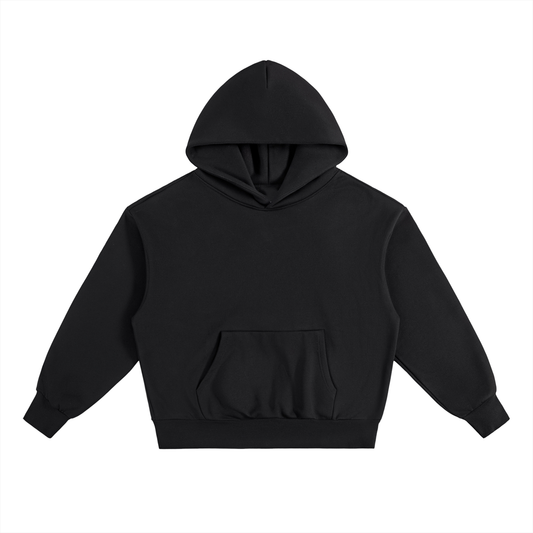 Unisex Essential Heavyweight Fleece Hoodie in black