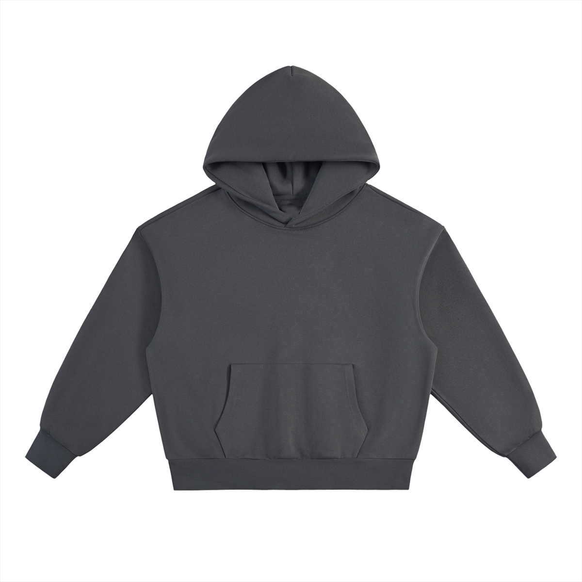 Unisex Essential Heavyweight Fleece Hoodie in charcoal gray
