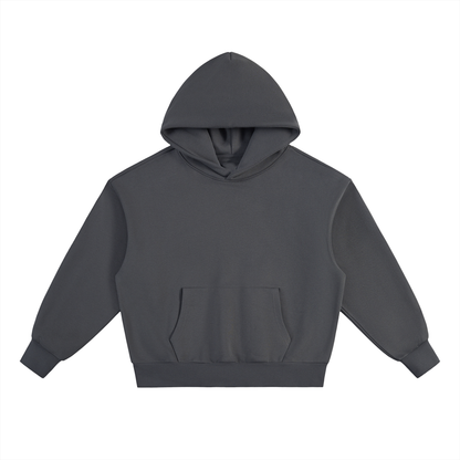 Unisex Essential Heavyweight Fleece Hoodie in charcoal gray