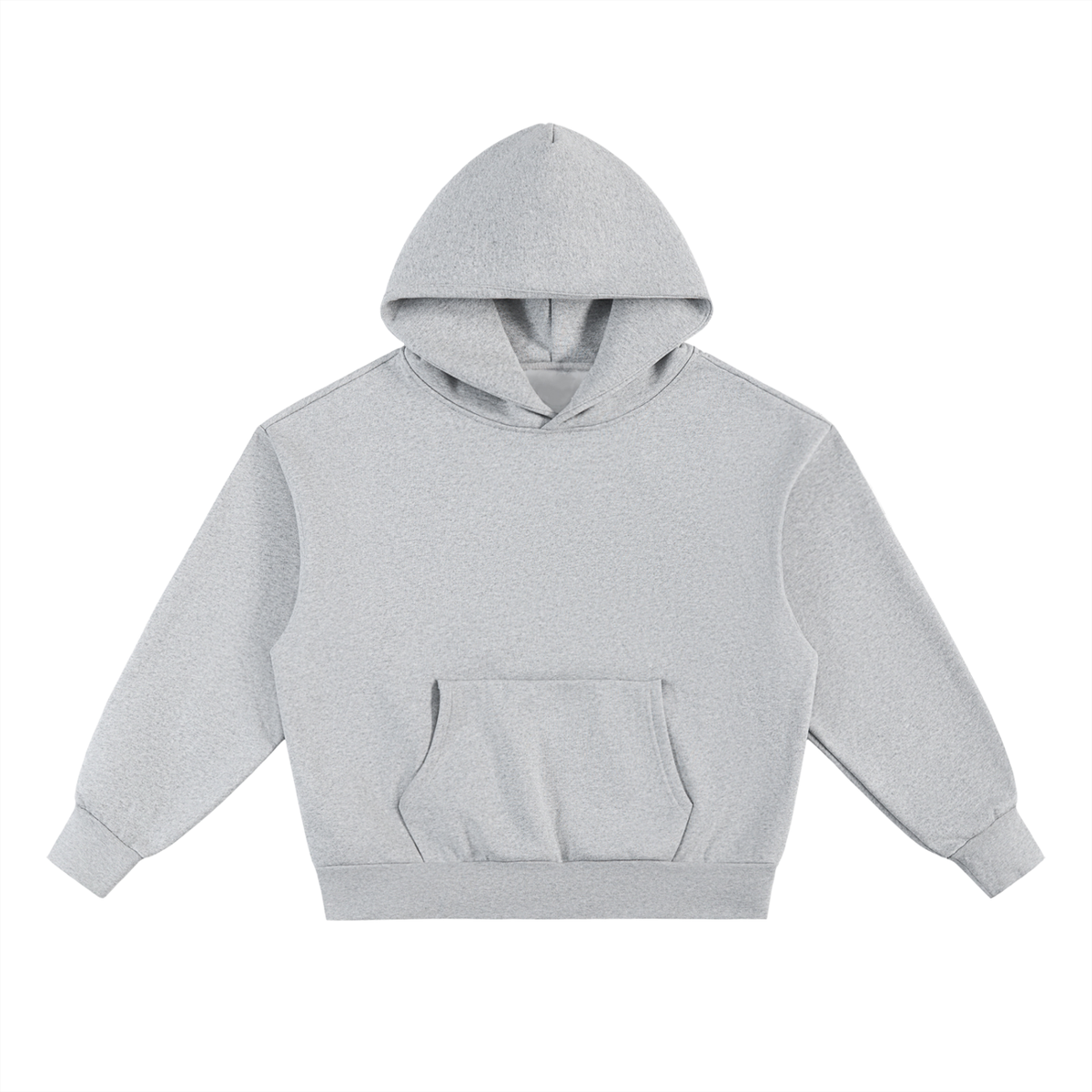 Unisex Essential Heavyweight Fleece Hoodie in flower gray